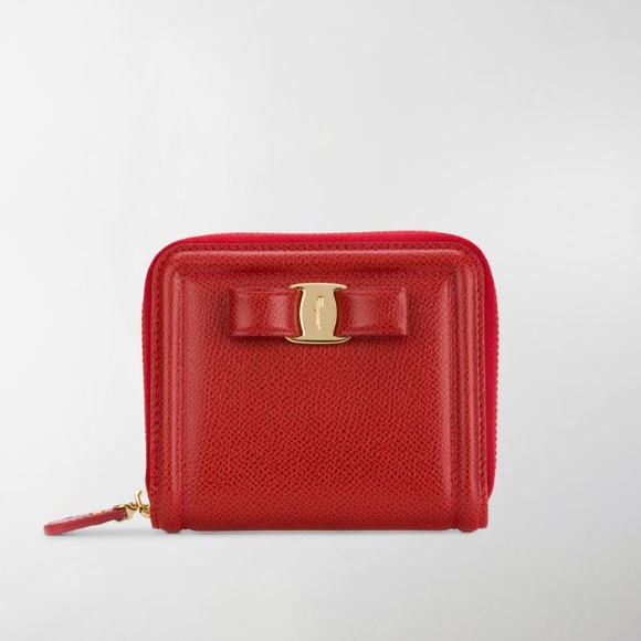 Salvatore Ferragamo Vara Bow Zip Wallet - Picture 9 of 10